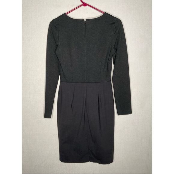 Escada Sport Dress Womens 36 Small Black Wool blend Sheath Knee Length V-Neck - Picture 12 of 14